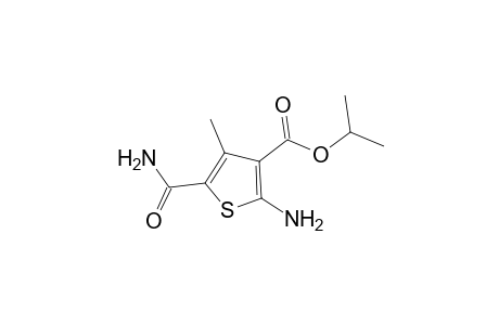 Isopropyl 2-amino-5-(aminocarbonyl)-4-methyl-3-thiophenecarboxylate