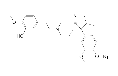 Verapamil-M (bis-O-demethyl-glucuronide) isomer 2 MS2