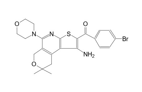 methanone, [1-amino-8,9-dihydro-8,8-dimethyl-5-(4-morpholinyl)-6H-pyrano[4,3-d]thieno[2,3-b]pyridin-2-yl](4-bromophenyl)-