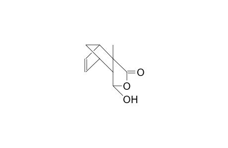 exo-5-Hydroxy-exo-2-methyl-4-oxa-endo-tricyclo(5.2.1.0/2,6/)dec-8-en-3-one