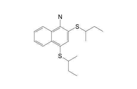 1-Amino-2,4-di(1-methylpropylthio)naphthalene