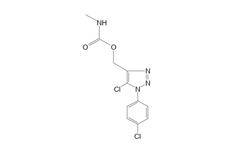 5-chloro-1-(p-chlorophenyl)-1H-1,2,3-triazole-4-methanol, methylcarbamate (ester)
