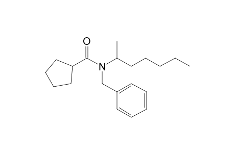 Cyclopentanecarboxamide, N-benzyl-N-(hept-2-yl)-