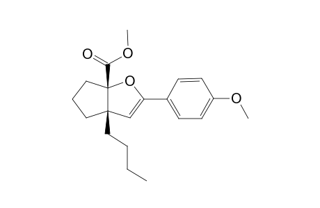 Methyl 3a-butyl-2-(4-methoxyphenyl)-4,5,6,6a-tetrahydro-3aH-cyclopenta[b]furan-6a-carboxylate