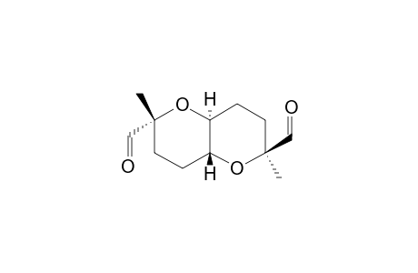 (2S,4aS,6R,8aR)-2,6-dimethyl-3,4,4a,7,8,8a-hexahydropyrano[6,5-e]pyran-2,6-dicarbaldehyde