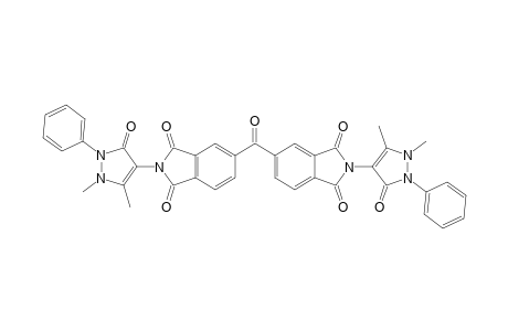 4,4'-Carbonylbis[N-(2,3-dimethyl-5-oxo-1-phenyl-3-pyrazolin-4-yl)phthalimide]