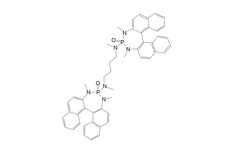 (R,R)-N,N'-BIS-[4,5-DIHYDRO-3,5-DIMETHYL-4-(3H-DINAPHTHO-[2,1-D:1',2'-F]-[1,3,2]-2-OXODIAZAPHOSPHEPINO)]-N,N'-DIMETHYL-1,4-BUTANEDIAMINE