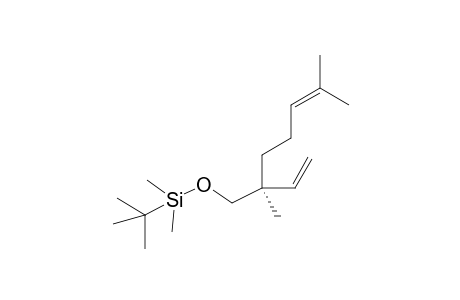 (S)-3-{[(tert-Butyl)dimethylsilyloxy]methyl}-3,7-dimethylocta-1,6-diene