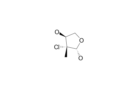 2,4-Furandiol, 3-chlorotetrahydro-3-methyl-, (2.alpha.,3.beta.,4.beta.)-(.+-.)-