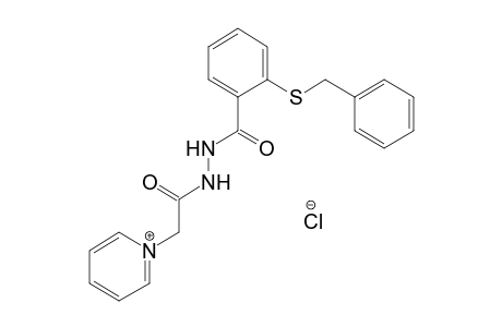 1-{{[o-(BENZYLTHIO)BENZAMIDO]CARBAMOYL}METHYL}PYRIDINIUM CHLORIDE