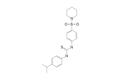 4-isopropyl-4'-(piperidinosulfonyl)thiocarbanilide
