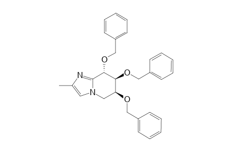 (6S,7S,8S)-6,7,8-TRIS-(BENZYLOXY)-2-METHYL-5,6,7,8-TETRAHYDROIMIDAZO-[1,2-A]-PYRIDINE