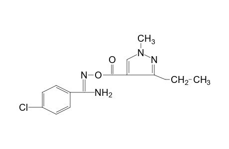 p-chloro-O-[(1-methyl-3-propylpyrazol-4-yl)carbonyl]benzamidoxime