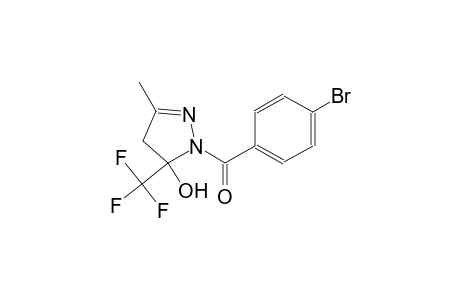 1-(4-bromobenzoyl)-3-methyl-5-(trifluoromethyl)-4,5-dihydro-1H-pyrazol-5-ol