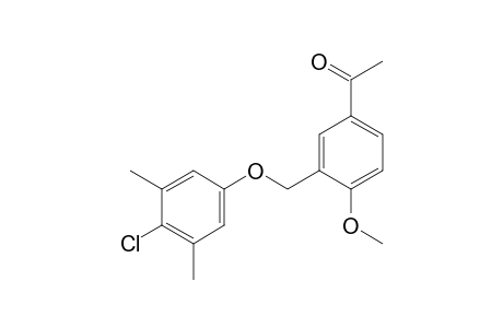 3'-{[(4-chloro-3,5-xylyl)oxy]methyl}-4'-methoxyacetophenone