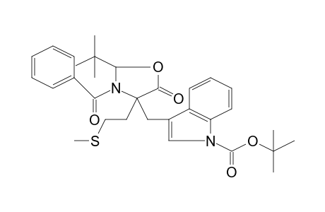 1H-Indole-1-carboxylic acid, 3-[[3-benzoyl-2-(1,1-dimethylethyl)-4-[2-(methylthio)ethyl]-5-oxo-4-oxazolidinyl]methyl]-, 1,1-dimethylethyl ester, (2R-cis)-