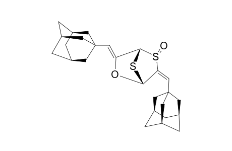 3,6-BIS-(1-ADAMANTYL-METHYLIDENE)-2-OXA-5,7-DITHIABICYCLO-[2.2.1]-HEPTANE-5-OXIDE