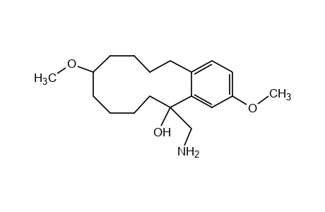 5-(aminomethyl)-3,10-dimethoxy-7,8,9,10,11,12,13,14-octahydro-6H-benzocyclododecen-5-ol