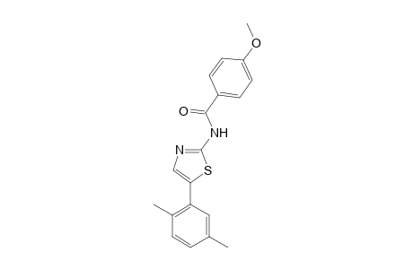 4-Methoxy-N-[5-(2,5-xylyl)-2-thiazolyl]benzamide