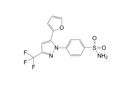 4-(5-(furan-2-yl)-3-(trifluoromethyl)-1H-pyrazol-1-yl)benzenesulfonamide