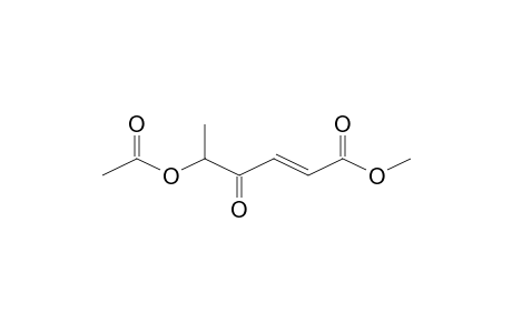Methyl (2E)-5-(acetyloxy)-4-oxo-2-hexenoate