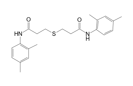 3-{[3-(2,4-dimethylanilino)-3-oxopropyl]sulfanyl}-N-(2,4-dimethylphenyl)propanamide