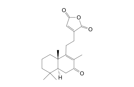 4,4,8,9A-Tetramethyl-9-[2'-(2'',5''-dioxo-2'',5''-dihydro-4''-furyl)ethyl]-octahydronaphthalen-7-one