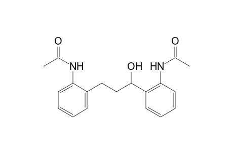 2'-[3-(o-Acetamidophenyl)-1-hydroxypropyl]acetanilide