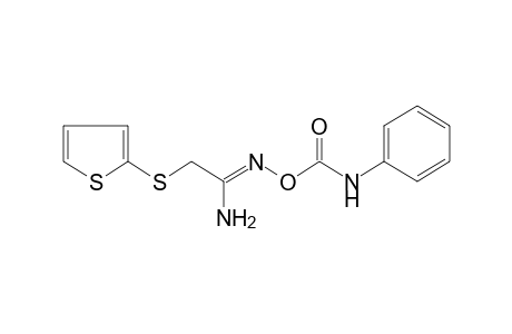 O-(phenylcarbamoyl)-2-[(2-thienyl)thio]acetamidoxime