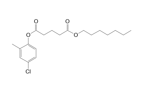 Glutaric acid, heptyl 2-methyl-4-chlorophenyl ester