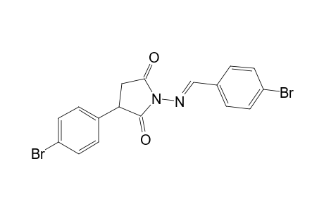 1-(4-Bromobenzylideneamino)-3-(4-bromophenyl)pyrrolidine-2,5-dione