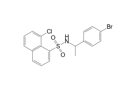 N-[1-(4-Bromophenyl)ethyl]-8-chloro-1-naphthalenesulfonamide