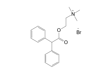 (2-hydroxyethyl)trimethylammonium bromide, diphenylacetate(ester)