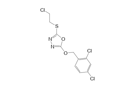 2-(2-Chloroethylthio)-5-(2,4-dichlorobenzyloxy)-1,3,4-oxadiazole