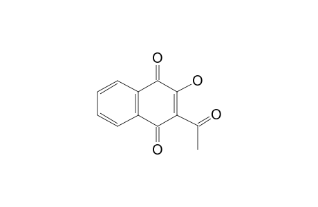 1,4-Naphthalenedione, 2-acetyl-3-hydroxy-