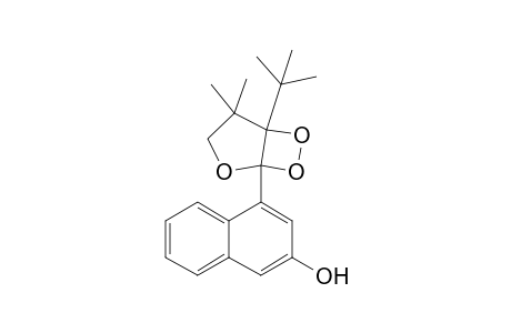 5-tert-Butyl-1-(7-hydroxynaphthalen-5-yl)-4,4,-dimethyl-2,6,7-trioxabicyclo[3.2.0]heptane