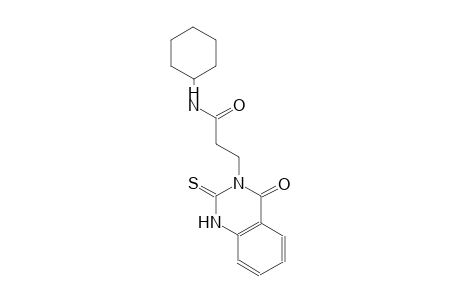 3-quinazolinepropanamide, N-cyclohexyl-1,2,3,4-tetrahydro-4-oxo-2-thioxo-