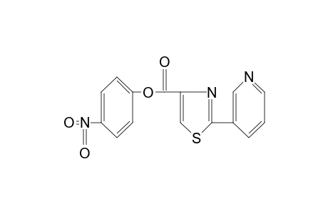 2-(3-pyridyl)-4-thiazolecarboxylic acid, p-nitrophenyl ester