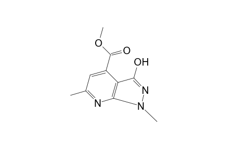 1,6-dimethyl-3-hydroxy-1H-pyrazolo[3,4-b]pyridine-4-carboxylic acid, methyl ester