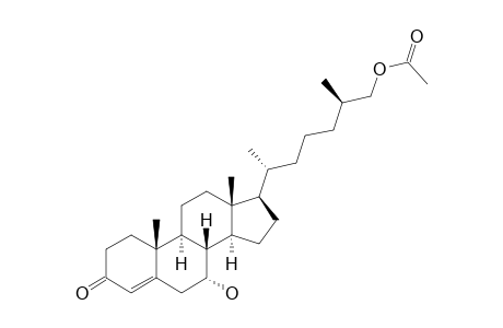 (25R)-7.alpha.,-26-Dihydroxycholest-4-en-3-one 26-acetate