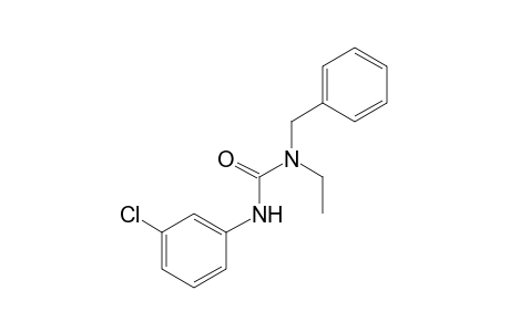 1-benzyl-3-(m-chlorophenyl)-1-ethylurea