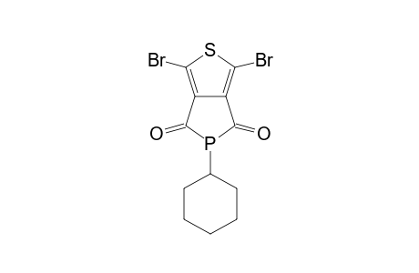 1,3-dibromo-5-cyclohexylthieno[3,4-c]phosphole-4,6-dione