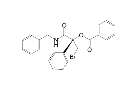 (2S)-N-Benzyl-3-bromo-2-phenyl-2-benzoyloxy-propionic acid amide