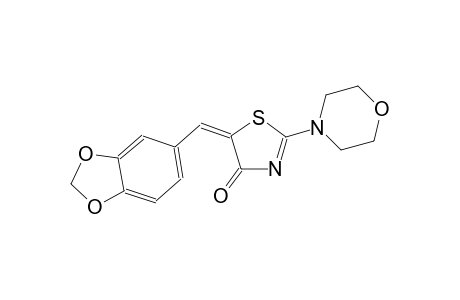 5-((Benzo[d][1,3]dioxol-6-yl)methylene)-2-morpholinothiazol-4(5H)-one