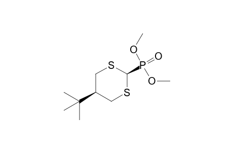 cis-5-tert-Butyl-2-(Dimethoxyphosphoryl)-1,3-dithiane