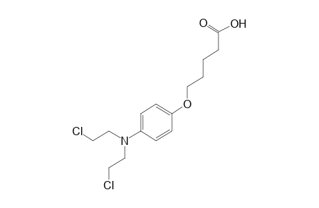 5-{p-[BIS(2-CHLORETHYL)AMINO]PHENOXY}PENTANOIC ACID