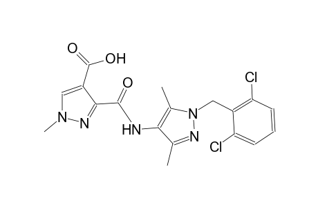 1H-pyrazole-4-carboxylic acid, 3-[[[1-[(2,6-dichlorophenyl)methyl]-3,5-dimethyl-1H-pyrazol-4-yl]amino]carbonyl]-1-methyl-