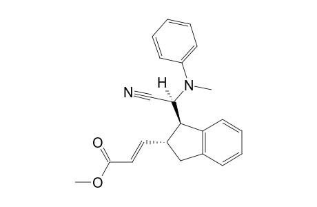 Methyl trans-2(Z)-{1-[Cyano(N-methylanilino)methyl]-2,3-dihydroindan-2-yl}acrylate