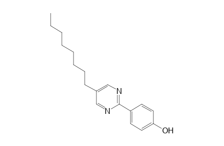 2-(4-HYDROXYPHENYL)-5-N-OCTYLPYRIMIDINE