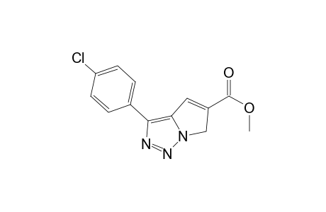 Methyl 3-(4-chlorophenyl)-6H-pyrrolo[1,2-c][1,2,3]triazole-5-carboxylate